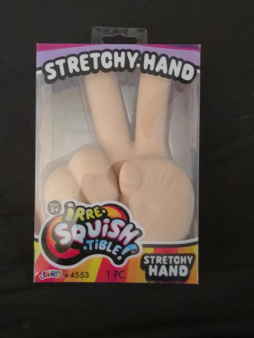 Stretchy Hand Kids Toy - Beige Squishy Peace Hand